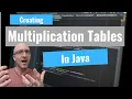 Print Multiplication Tables in Java - Full Tutorial