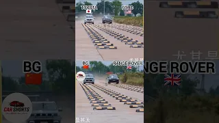 اختبار نظام التعليق تويوتا برادو    فورد    رنج روفر    بي جي الصينية         دندنها