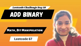 Add Binary Leetcode 67 Math Bit Manipulation String