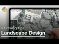 How to Draw 5 iPad Drawing Tips for Landscape Design that will Change Your Life