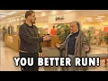 Angry Security Guard Tries To Press Me