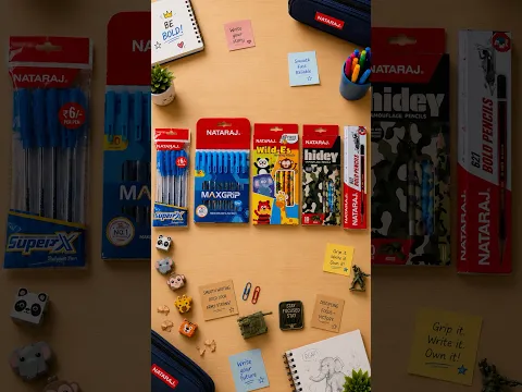 Every Student Has a Type… Even Their Nataraj Stationery! #natarajstationery #diy #funpencils