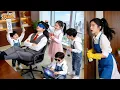 Lagu Single Mom Brought 4 Kids Work!But They Sneaked Into Office\u0026Cut CEO Hair For DNA!\
