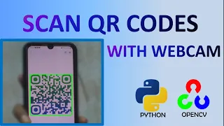 QR code scanning app using webcam in python python tutorial for beginners Python basics