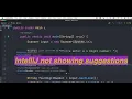 intelliJ code completion not working - showing no suggestions Just switch off the power save mode