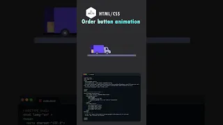 Order Button Animation using HTML CSS JavaScript