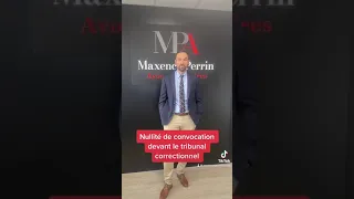 Nullité de convocation devant le tribunal correctionnel