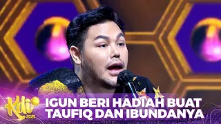 IGUN BAIK BANGET! Taufiq dan Ibunda Dapat Kejutan Hadiah Baju Gratis Tiap Bulan! | KONSER KDI 2021