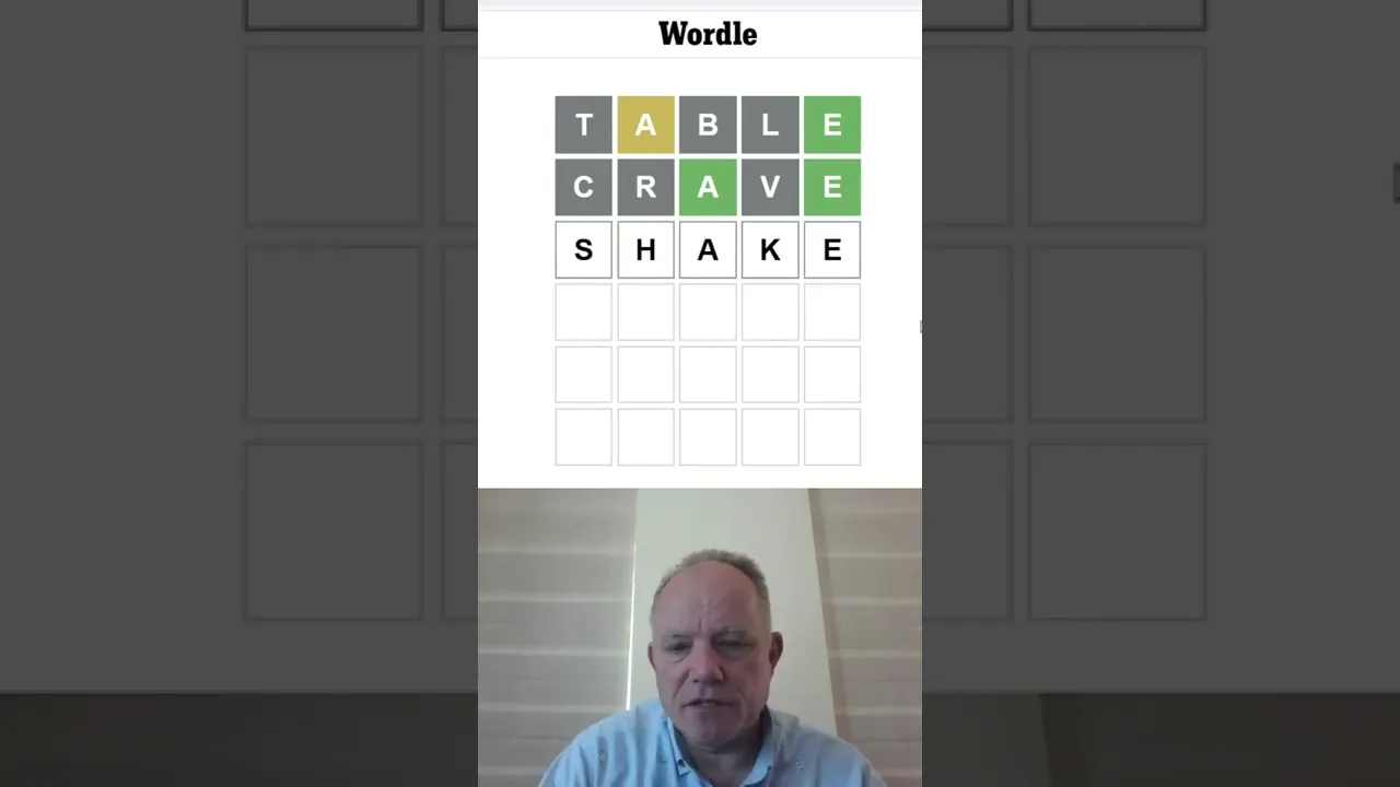 Wordle in a Minute - 15th April 2022