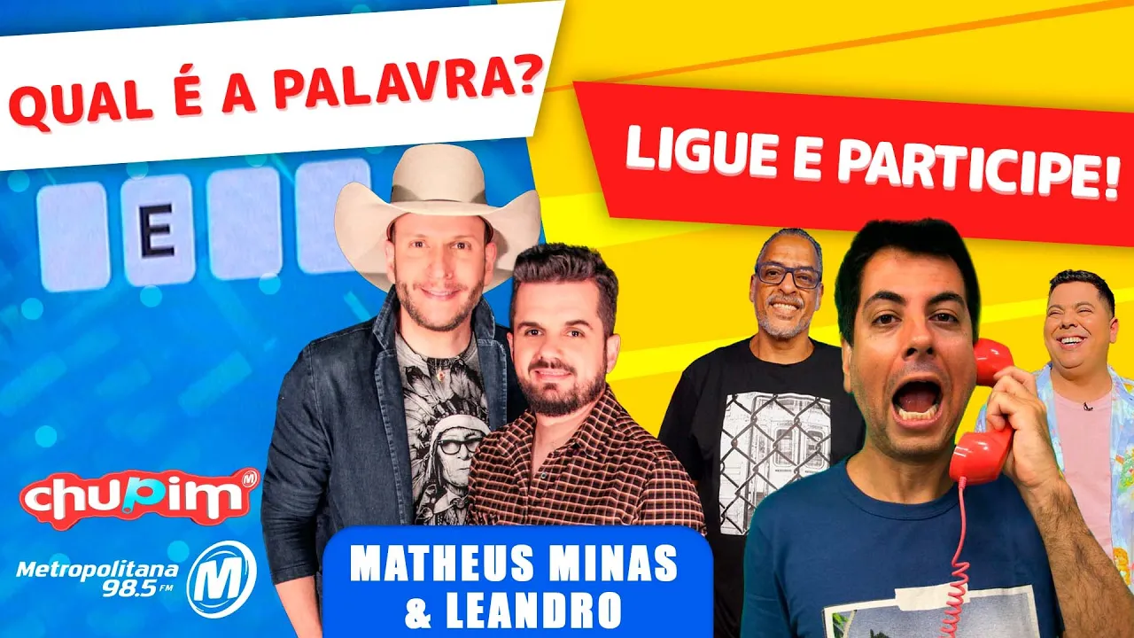 MATHEUS MINAS & LEANDRO - PALAVRA MISTERIOSA!!! - 02/08/2023