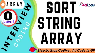 9 Write a Java program to sort the string array