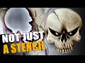 How to Use Airbrush Stencils Without Looking Like a Stencil