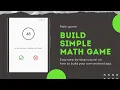 Android app development Build simple Math game part 1 Is given number is multiple of 3