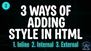 3 Ways to Add CSS to HTML Inline Internal External Explained