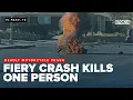 One person dead after fiery crash involving car and motorcycle in Northeast El Paso