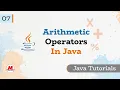 Arithmetic Operators in JAVA JAVA in Marathi JAVA Programming in Pankaj Mehta