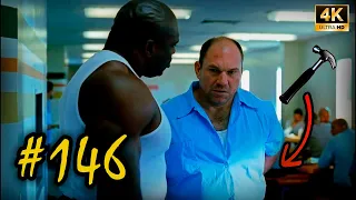 fight in fox river bellick beats up banks bellick is doomed prison break 146 4k
