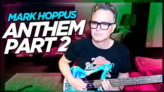mark hoppus performs anthem part 2 blink 182 new bass 