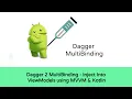 Dagger 2 MultiBinding - Inject into ViewModels using VM Dagger and Kotlin