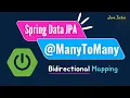 Spring Boot Spring Data JPA Many To Many Bidirectional Relationship Example JavaTechie