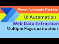 Power Automate UI Automation Extract Data from Webpage Data Scraping Web Automation PAD