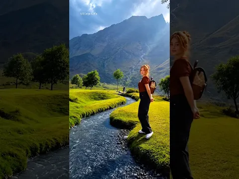 Peaceful Moments in the Beautiful Skardu Valley 🏔️💧#Skardu #GilgitBaltistan #VillageLife #pakistan