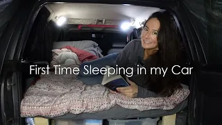 Download Car Camping! 🚗 My First Time Sleeping in my Land Rover Freelander Conversion MP3