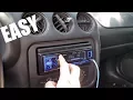 EASY HOW TO INSTALL AFTERMARKET CAR RADIO Head Unit Install