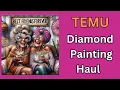 TEMU Diamond Painting Haul Unboxing Budget Friendly Crafts Diamond Art