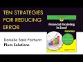 Ten Strategies to Reduce Errors in Financial Models