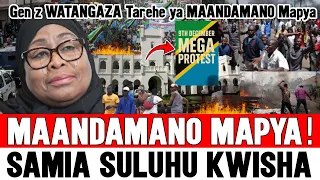 MAANDAMANO MAPYA Yazuka DARESALAAM Maelfu Ya Vijana WATANGAZA TAREHE Rasmi SAMIA SULUHU Ajibu 