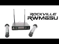 The Rockville RWM65U Dual UHF 15 Channel Metal Handheld Wireless Microphone System Distance test