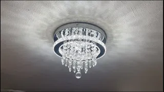 Deckrico Modern K9 Crystal Chandelier Install Review