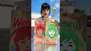 Someone SLIMED My WENDY S 