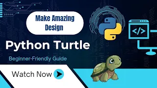 How to Make a Rainbow Flower Using Python Turtle Beautiful Turtle Graphics Tutorial