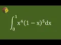 Method 2 Evaluation of the Definite Integral Using Beta and Gamma Function Techniques