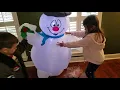 Frosty snowman inflatable 5ft
