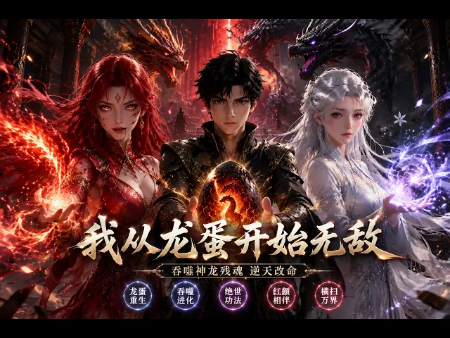 龙蛋!我吞噬了神龙:开局穿越成一颗龙蛋!吞噬神龙残魂后,我一路化龙逆天改命