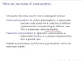 Programming Paradigms - Session 3 Typed functional programming