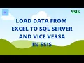 Load an excel file to the SQL Server in SSIS