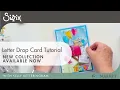 49 and Market Letter Drop Card Tutorial Stamps and Framelits with Kelly Ketteringham
