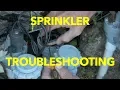 Troubleshooting irrigation sprinkler valves