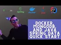 Docker MongoDB and Java Spring Data Quick Start