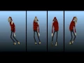Zombie walk cycle Sony animation rig