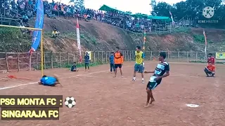 drama adu pinalti singa raja fc vs psg monta fc lapangan bumi pertiwi nitu 