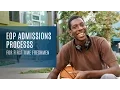 First Time Freshmen EOP Admissions Process