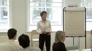 Jayne runs a short presentation skills training session May 2014