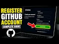 How to register with GitHub account - Complete Guide