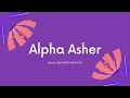 Alpha Asher By Jane Doe GoodNovel
