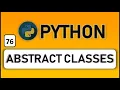 Abstract classes in python